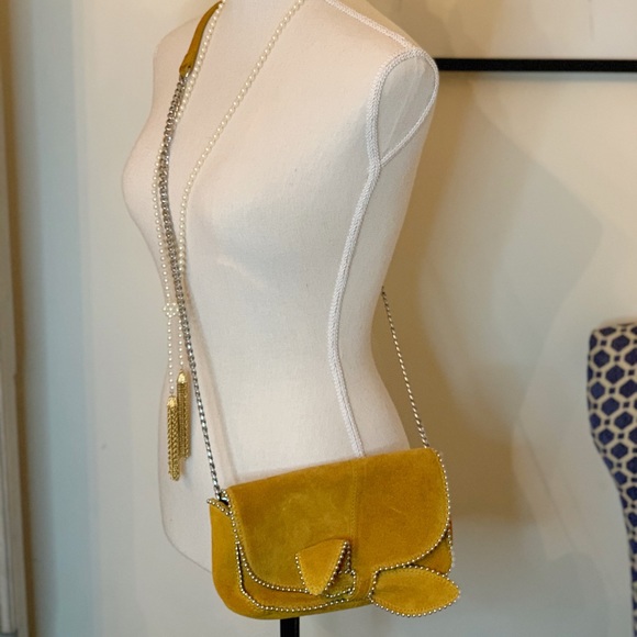 Zara Handbags - Zara Suede Crossbody Bag